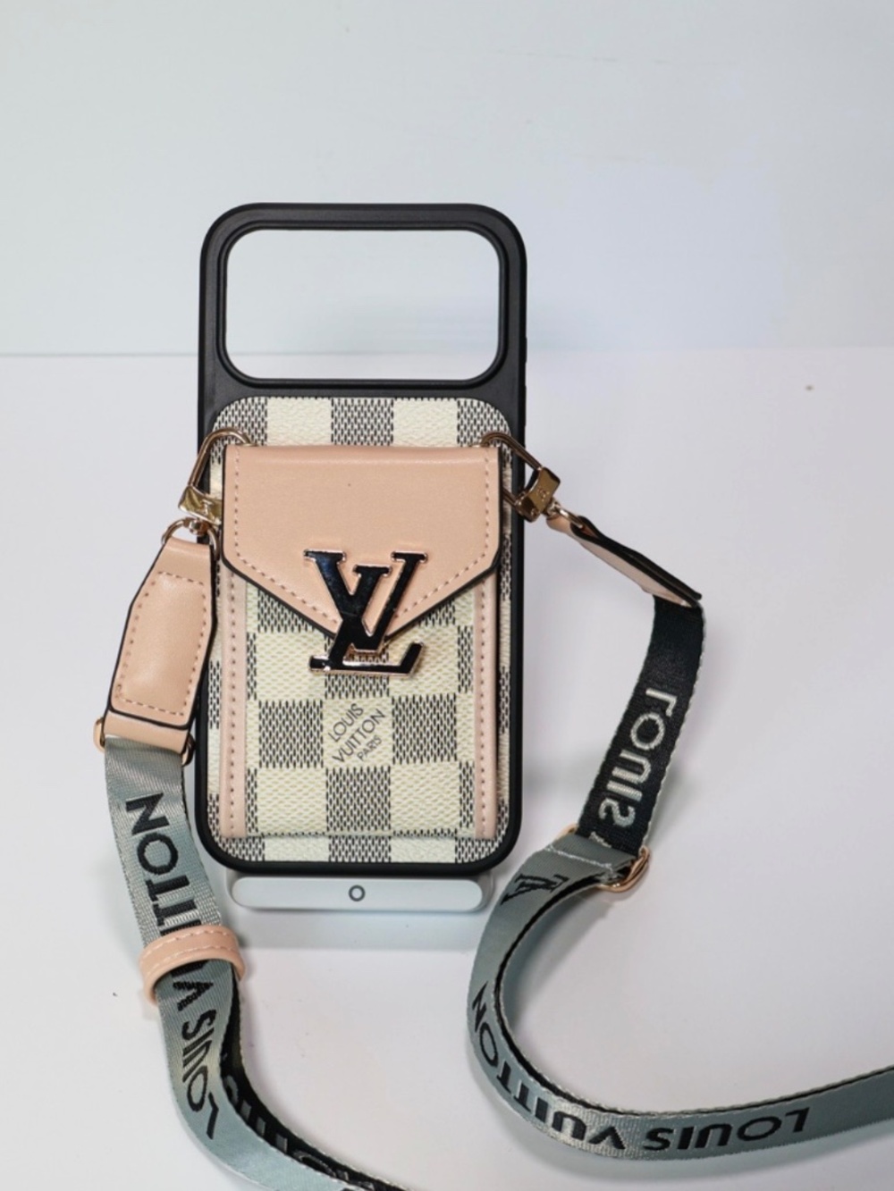 Luxury Card Bag Five Color Chain iPhone Case. Multi colored.